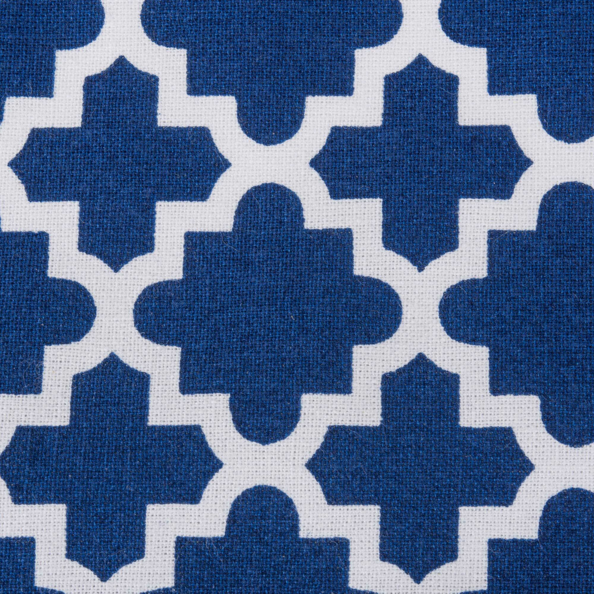 Nautical Blue Lattice Tablecloth 60" x 84"